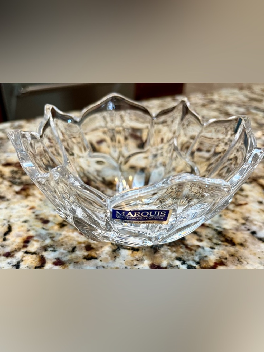 Marquis Waterford Crystal Rose Bowl   from the Sweet Memories Collection